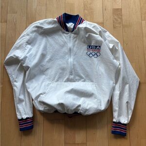 Rare Dead Stock 1992 Olympics Quarterzip Jacket
